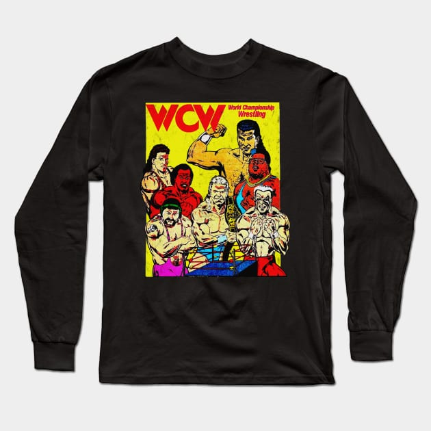 WCW Classic Long Sleeve T-Shirt by Meat Beat